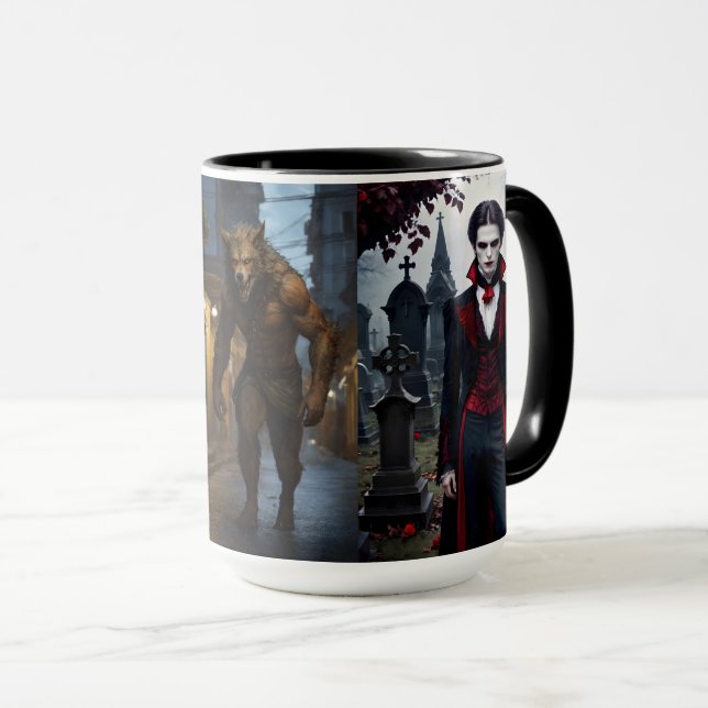 My Nights Are Reserved For Monster Romance Mug (Front Right)