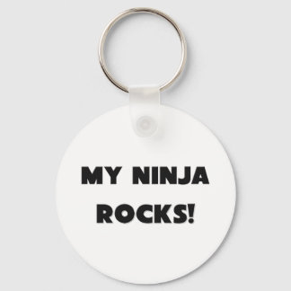 MY Ninja ROCKS! Keychain