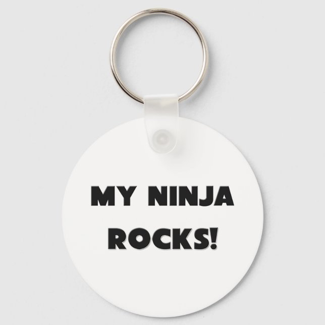 MY Ninja ROCKS! Keychain (Front)
