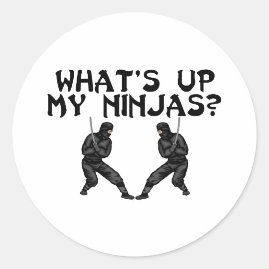 My Ninjas Classic Round Sticker