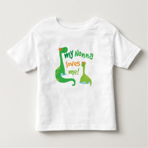 My Nonna Loves Me Dinosaur Toddler T-shirt
