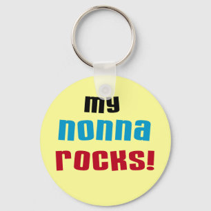 My Nonna Rocks T-shirts and Gifts Keychain