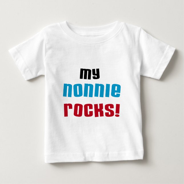 My Nonnie Rocks t-shirts and Gifts (Front)