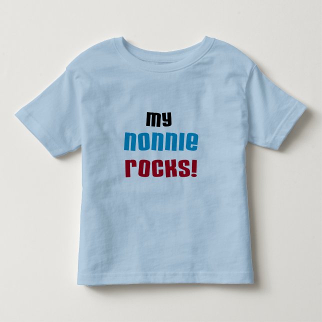 My Nonnie Rocks t-shirts and Gifts (Front)