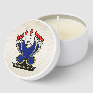 My 'Nora (Original Hanukkah Menorah Design) Mini Candle Favors