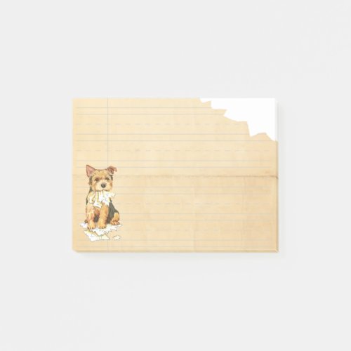 My Norwich Terrier Ate my Homework Post_it Notes