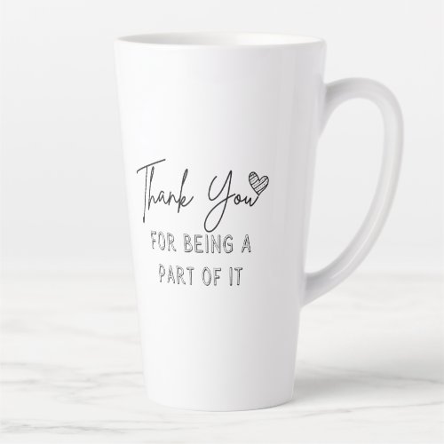 My Notary Tribe Vibe  Thank You  Latte Mug