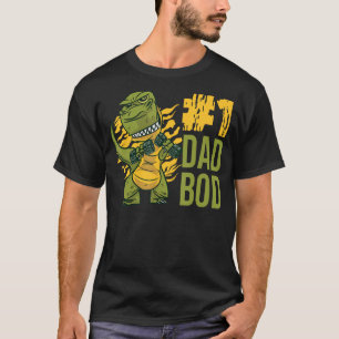 My Number One Dad Body Reptile Family Dinosaur T-Shirt