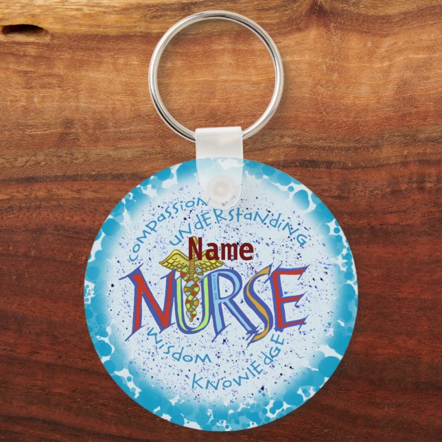 My nurse motto  keychain (Front)