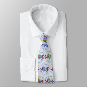 My nurse motto  neck tie