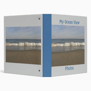 My Ocean View Photo Album 3 Ring Binder