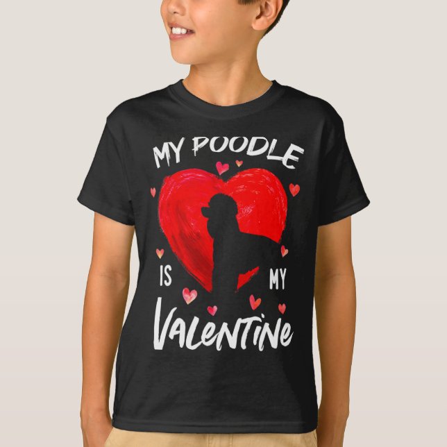My Odle Is My Valentine Hearts Odle Dog Valent  T-Shirt (Front)
