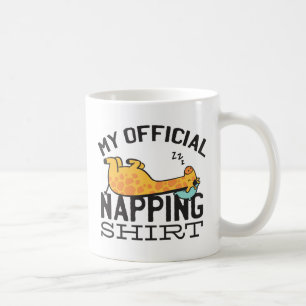 My official napping shirt - Lazy sleeping Giraffe Coffee Mug