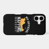 My official napping shirt - Lazy sleeping Giraffe Samsung Galaxy Case (Back Horizontal)