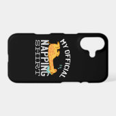 My official napping shirt - Lazy sleeping Giraffe Samsung Galaxy Case (Back Horizontal)