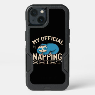 My official napping shirt, Lazy sleeping Sloth iPhone 13 Case