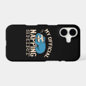 My official napping shirt, Lazy sleeping Sloth Samsung Galaxy Case (Back Horizontal)