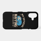 My official napping shirt, Lazy sleeping Sloth Samsung Galaxy Case (Back Horizontal)
