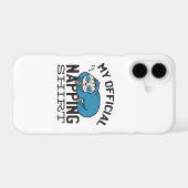 My official napping shirt - Lazy sleeping Sloth Samsung Galaxy Case (Back Horizontal)