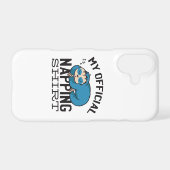 My official napping shirt - Lazy sleeping Sloth Samsung Galaxy Case (Back Horizontal)