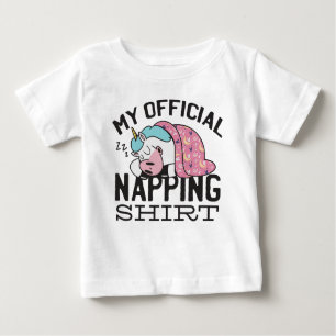 My official napping shirt - Lazy sleeping Unicorn