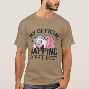 My official napping shirt - Lazy sleeping Unicorn
