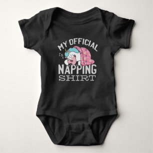 My official napping shirt - Lazy sleeping Unicorn