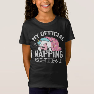 My official napping shirt - Lazy sleeping Unicorn