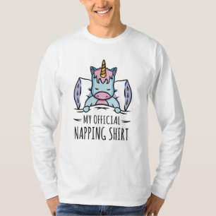My official napping shirt with sleeping Unicorn