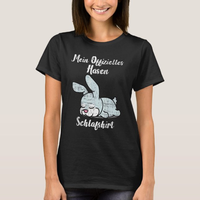 My Official Rabbit Sleep Nightdress Pyjamas T-Shirt (Front)