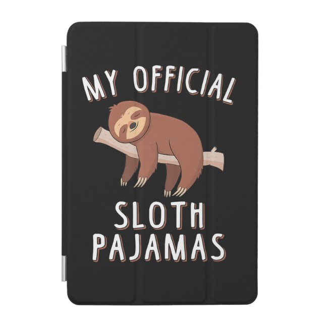 My Official Sloth Pajamas Cute Sleeping Sloth iPad Mini Cover (Front)