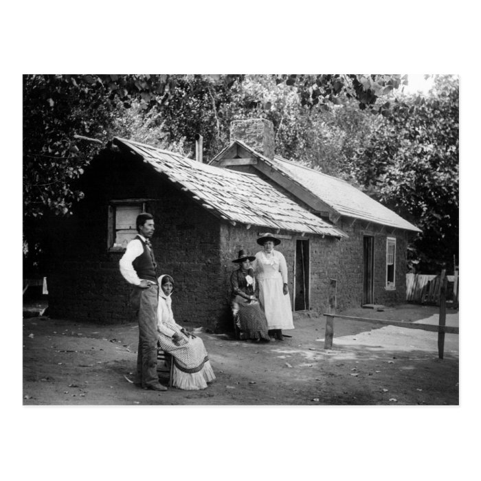 My Old Adobe Home, 1880s Postcards