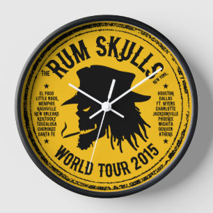 My Old band The Rum Skulls Clock