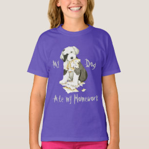 My Old English Sheepdog Ate My Homework T-Shirt