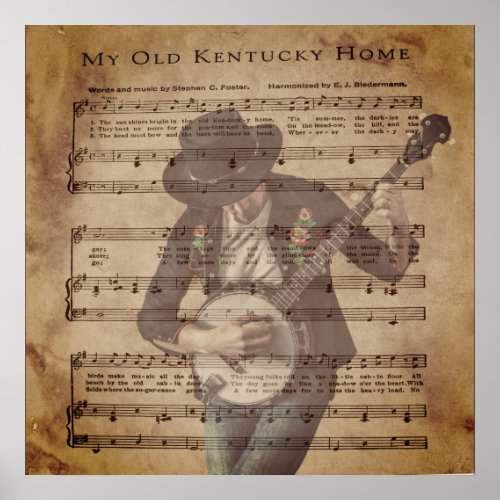 MY OLD KENTUCKY HOME POSTER