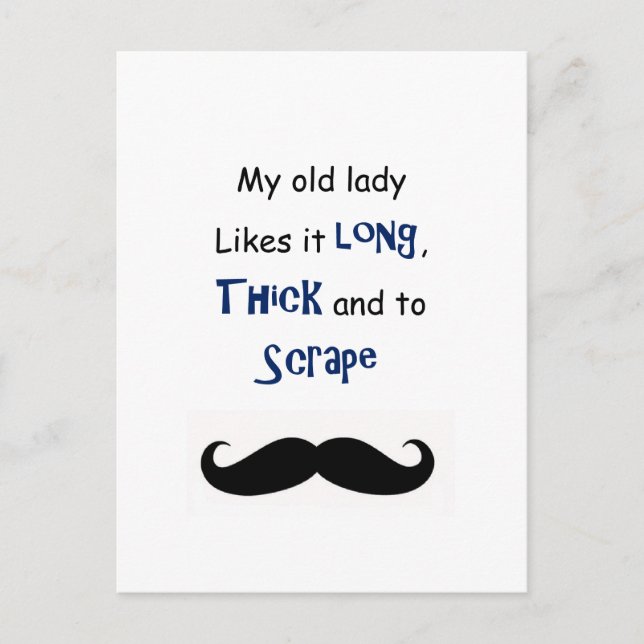 My old lady postcard (Front)
