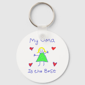 My Oma is the Best Keychain