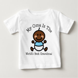 My Oma is The Worlds Best Grandma Ethnic Baby T-Shirt