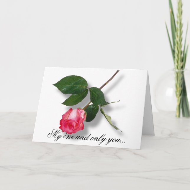 My one and only you... holiday card (Front)