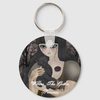 My One-eyed Black Feline Keychain