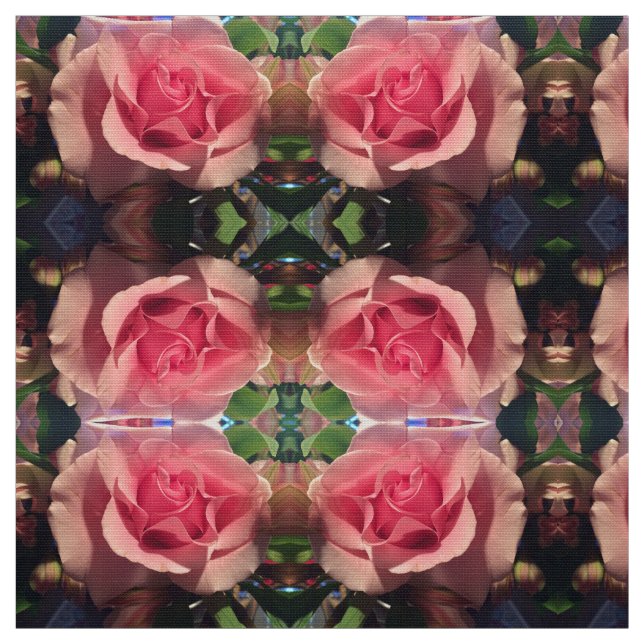 My One Pink Rose Fabric (Swatch)