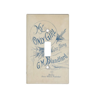 My only Girl - Antique Light Switch Cover