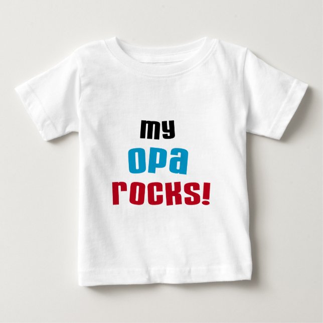 My Opa Rocks T-shirts and Gifts (Front)