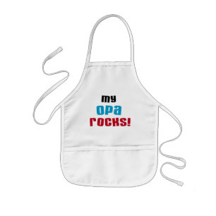 My Opa Rocks T-shirts and Gifts Kids' Apron