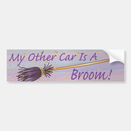 My Other Car Is A Broom 3 _ Bumber Sticker