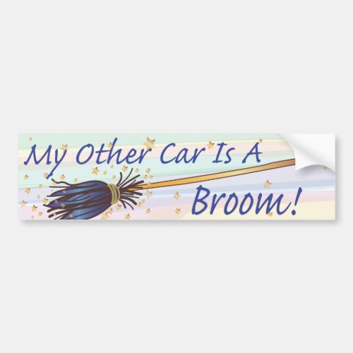My Other Car Is A Broom 7 _ Bumber Sticker