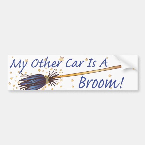 My Other Car Is A Broom 8 _ Bumber Sticker
