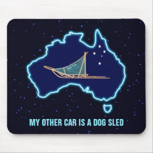 My Other Car Is A Dog Sled - Australia Mouse Pad