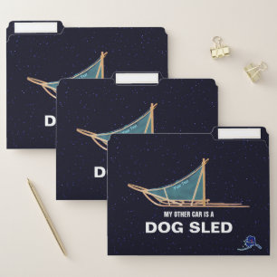 My Other Car Is A Dog Sled File Folder