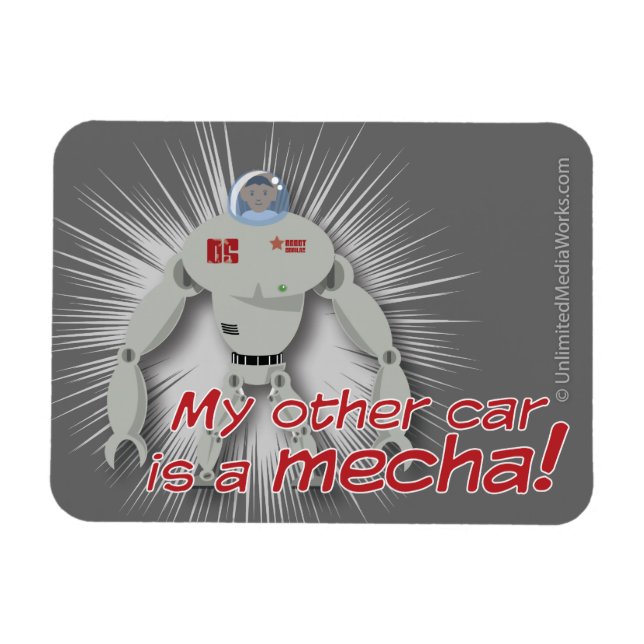 My other car is a Mecha! Magnet (Horizontal)